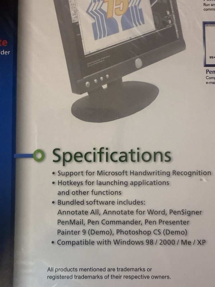 Manhattan Digital Graphics Tablet With Wireless Pen & 2-Button Scroll Mouse New