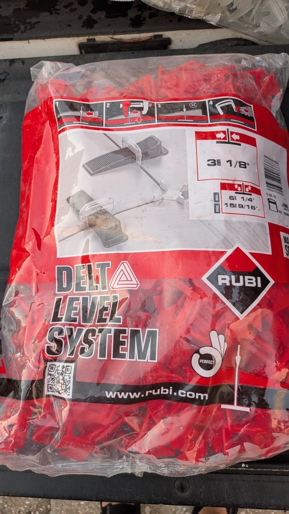 Rubi Tools Delta Tile Leveling System 1/8" 400 Count