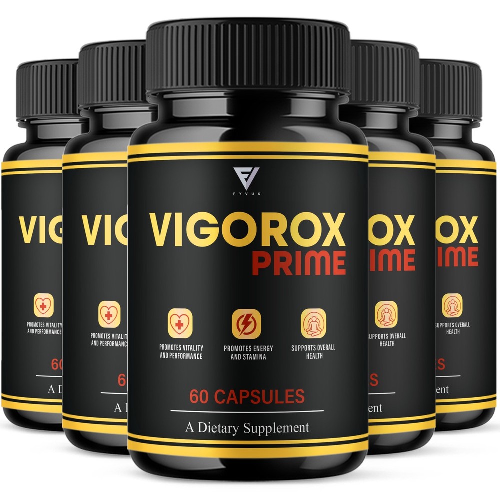 (5 Pack) Vigorox Prime Max Performance Supplement, VigoroxPrime (300 Capsules)