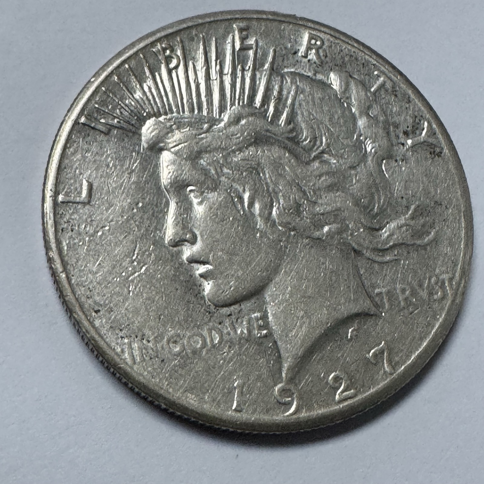 1927 Peace Silver Dollar $1 US Coin 90% Silver