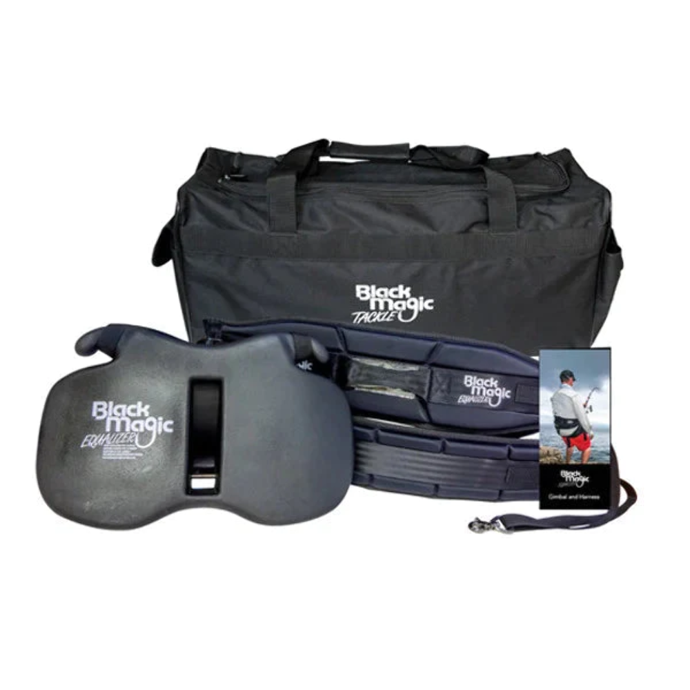Black Magic Game Fishing Equalizer Set (Gimbal, Harness, Carry Bag)