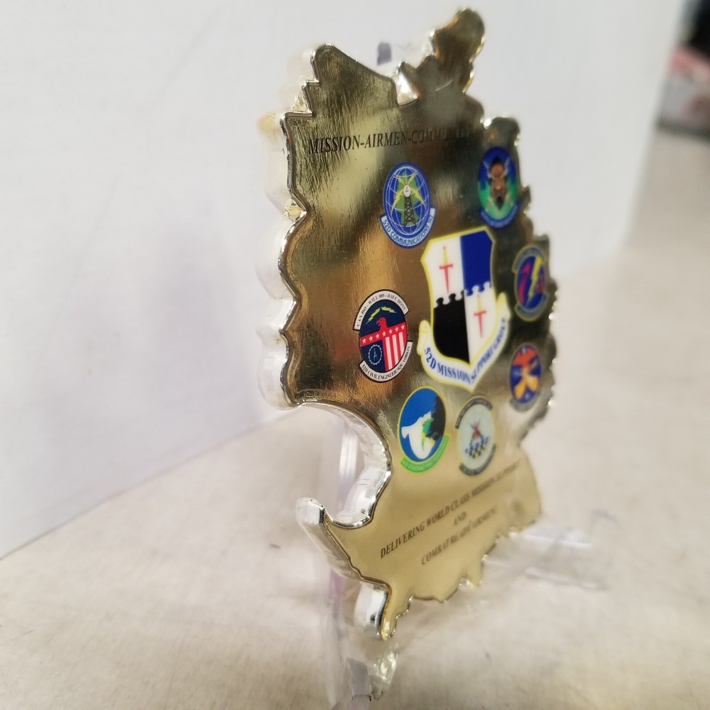 Presented By The Commander For Excellence 52d Mission Support Challenge Coin