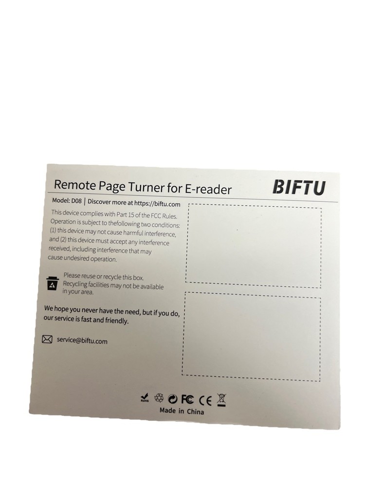 BIFTU Remote Ring Page Turner For E Reader