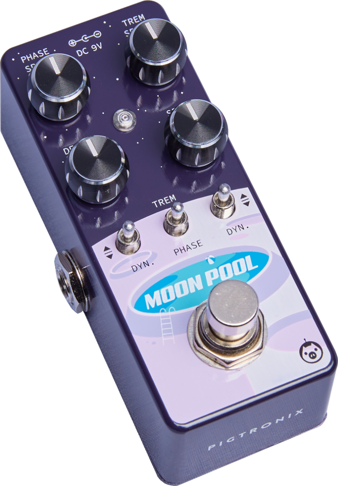 Pigtronix Moon Pool Tremvelope Phaser Micro Effects Pedal - EMTP