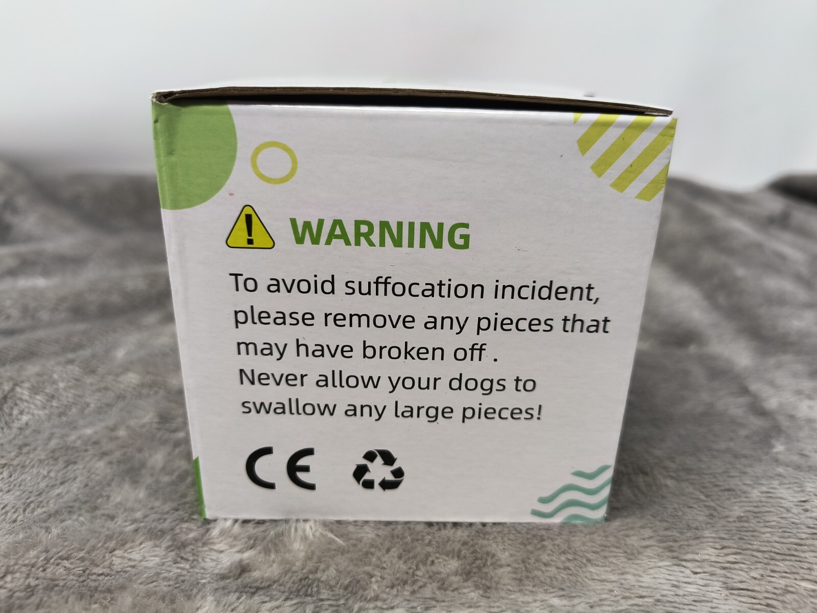 Dog Interactive Soccer Ball Toy Medium with Straps Tug of War Waterproof NEW