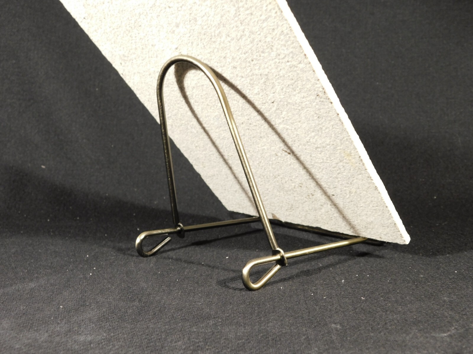 Easel Display Stand Metal Medium Size Adjustable Sea Shell Design