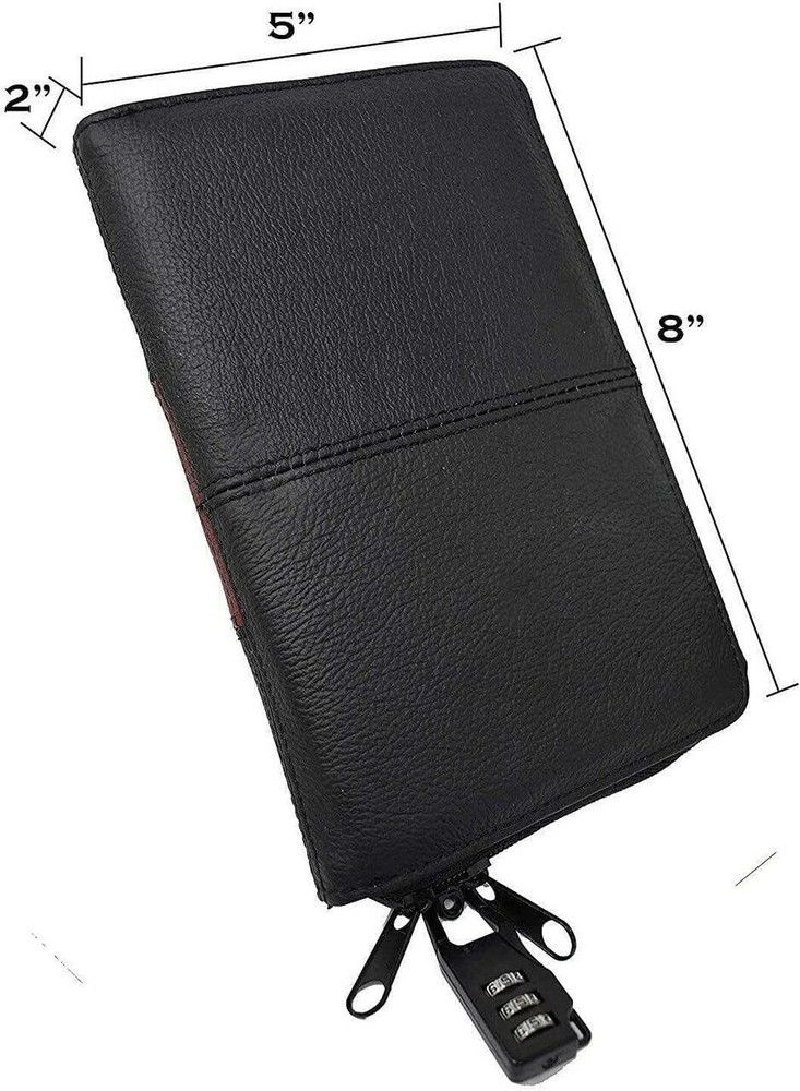 Leather Locking Day Planner Gun Case for Subcompacts (GTSN) TRQ