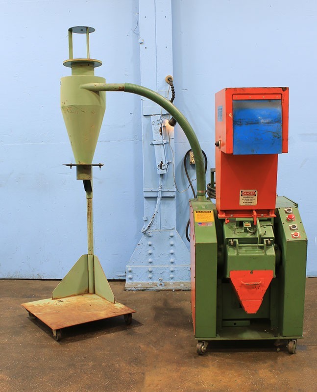 5HP  Granutec TFG 810-5 PLASTIC GRANULATOR, w/Hopper