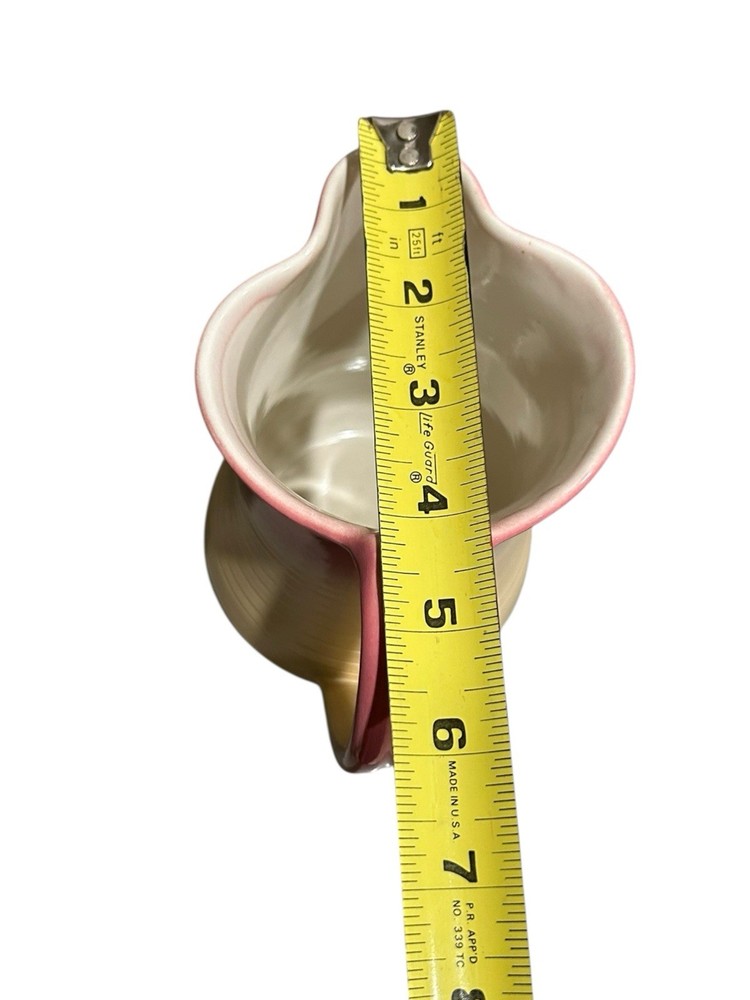 Drayden Handcrafted Ceramic Pottery Pitcher Two Tone Granite Glaze