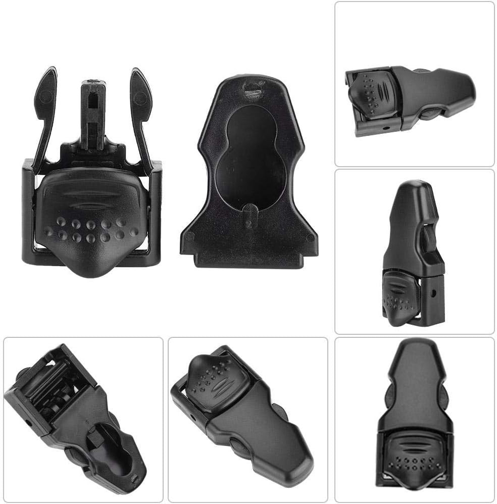 Adjustable Swimming Fin Flippers Diving Quick Release Buckles for A, Black