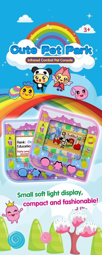 Electronic Pet Machine Game Console E-Pet Handheld Game Machine