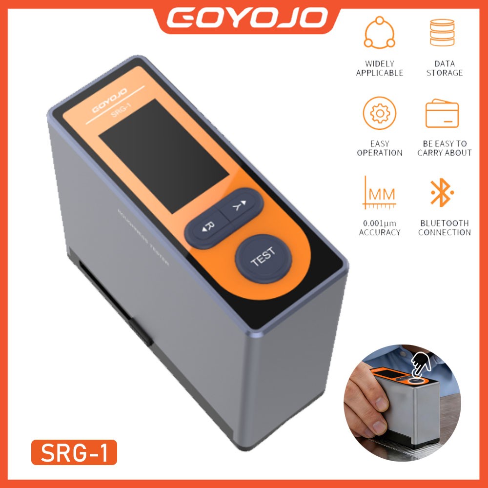 Portable Surface Roughness Tester High Precision Metal IPS TFT 500 Data Storage