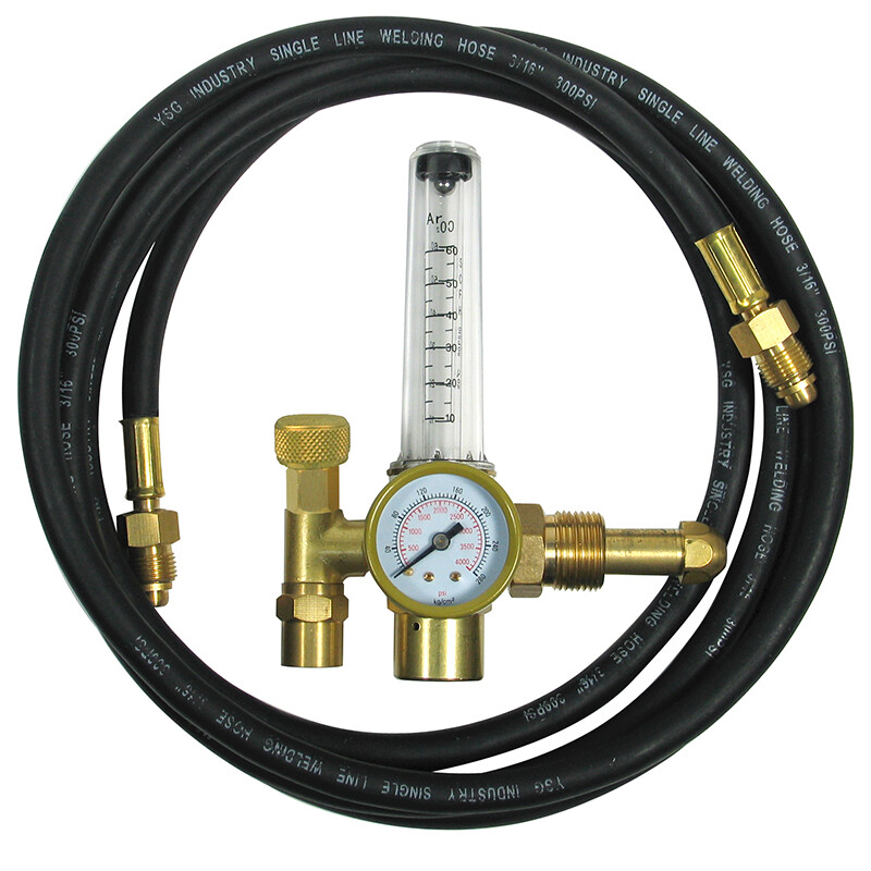 Flame Technologies Argon Flow Meter & Regulator for MIG & TIG with Welding Hose