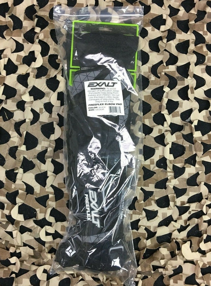 NEW MEDIUM Exalt FreeFlex Elbow Pads - Black