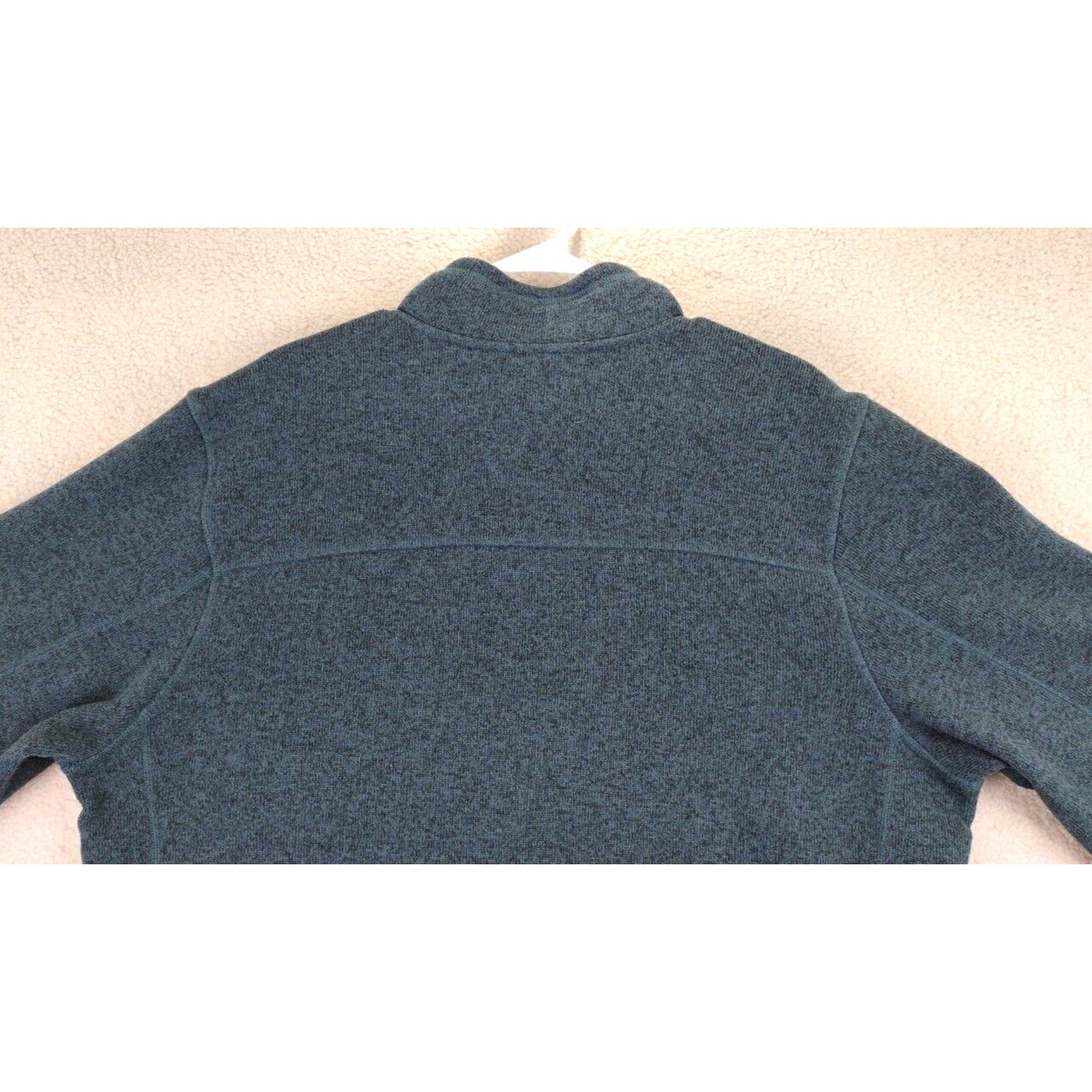 The North Face Mens Fleece Pullover Sweater Blue XL Long Sleeve Quarter Zip