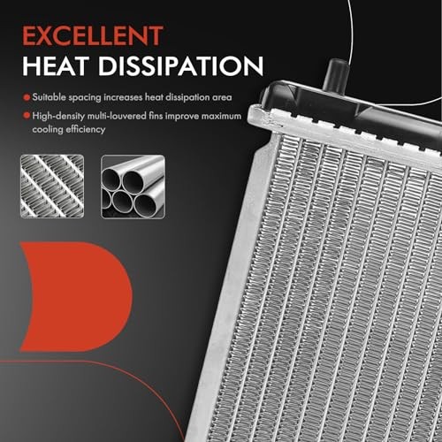 Engine Coolant Radiator Assembly Compatible with Mazda 6 2014 2015 2016 2017