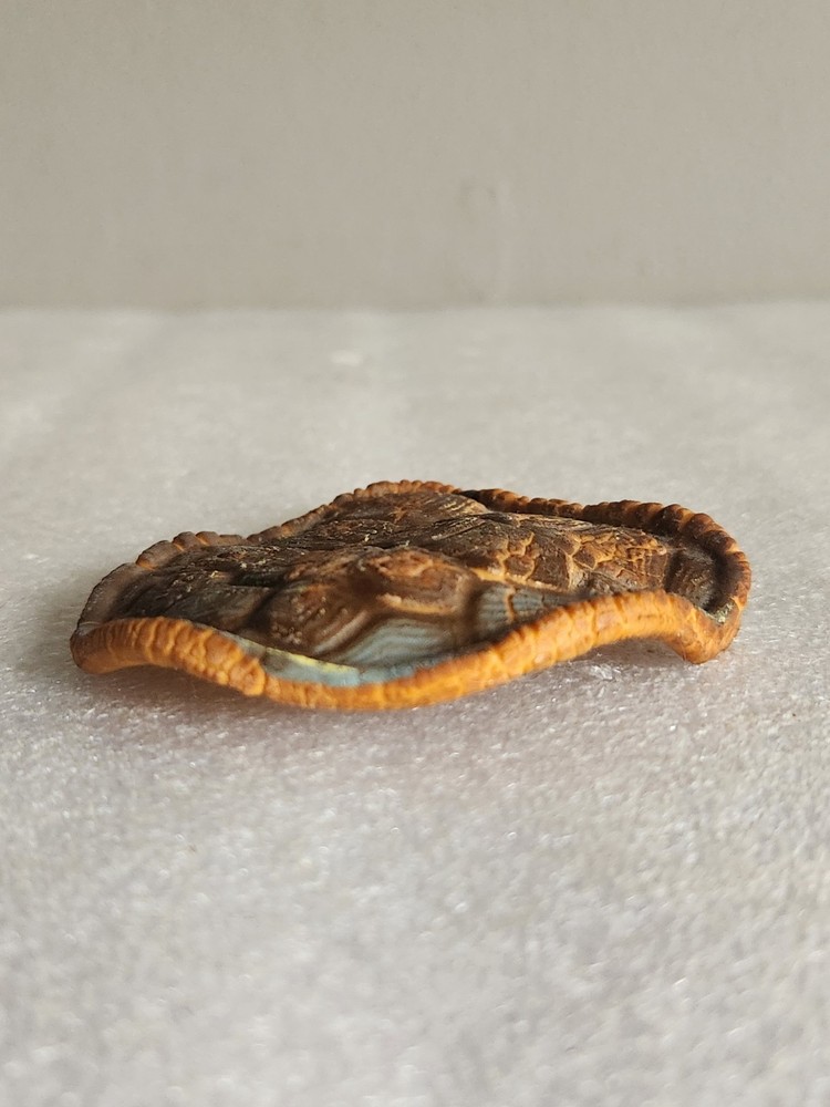 Artificial Rubber Turtle Shell Life-like • 3"×2⅞"