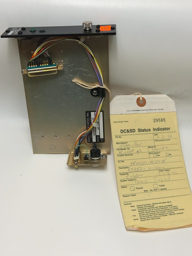 FIBERLINK MATH ASSOCIATES XR-1100A-2 (NOS)