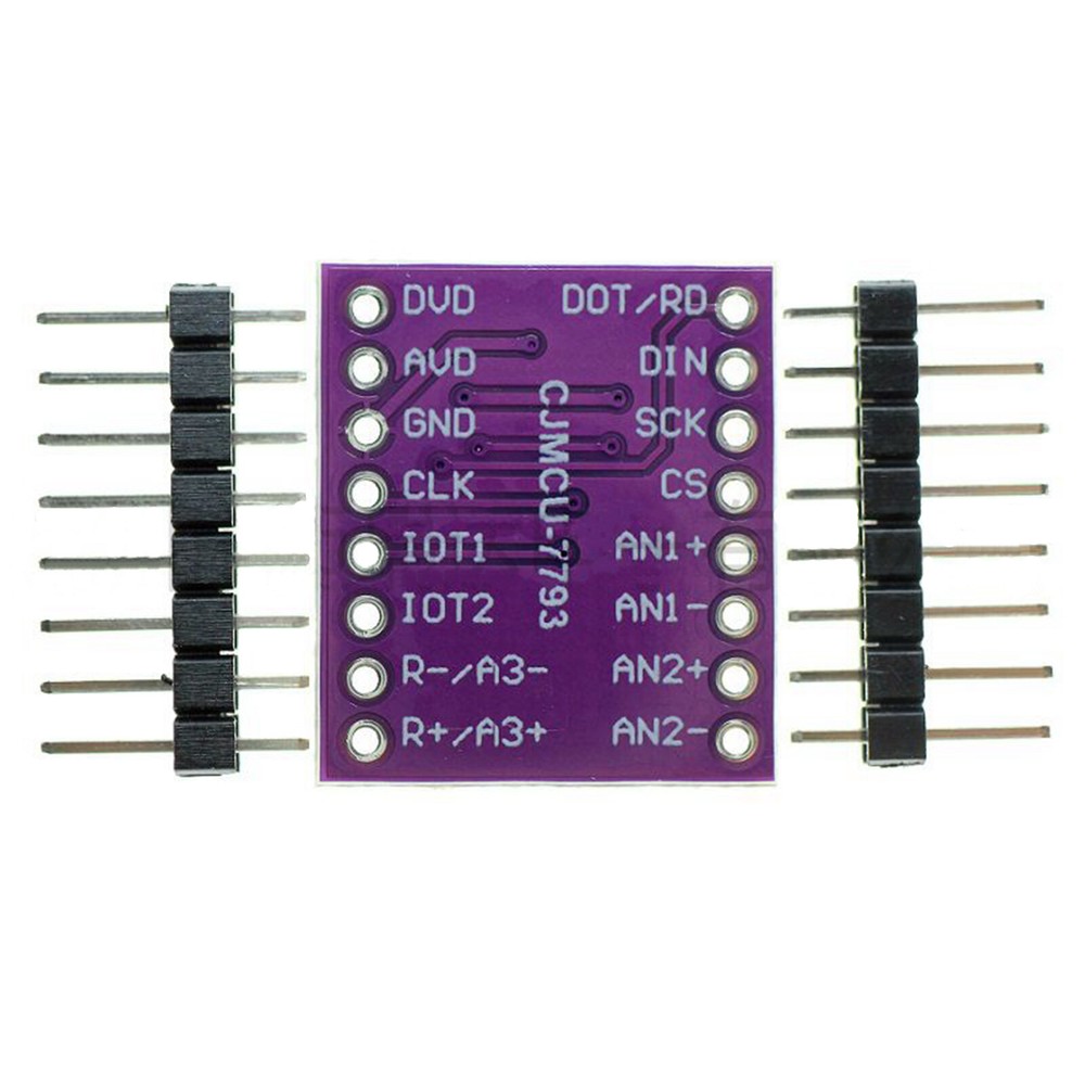 MCU-7793 AD7793BRU 24-bit Σ-Δ ADC Low Noise Amplifier Module