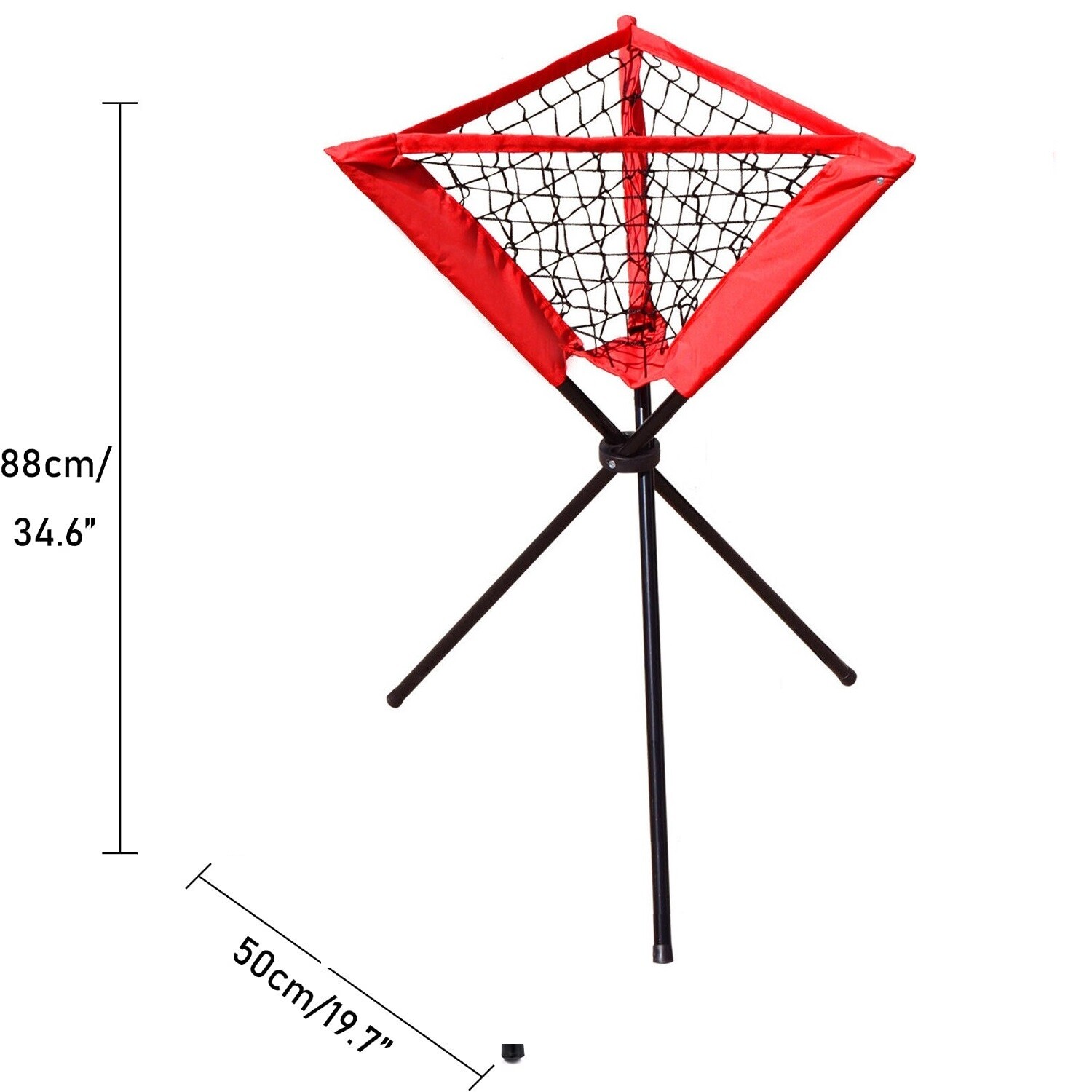 New Baseball Caddy Softball Batting Practice Portable Holder Tripod w/ Carry Bag