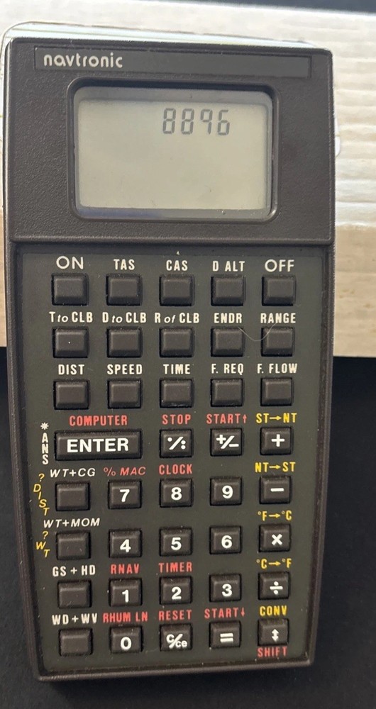 NAVTRONIC "EXPLORER" FLIGHT COMPUTER ORIG Case, OP Manual, Flight Plotter WORKS!