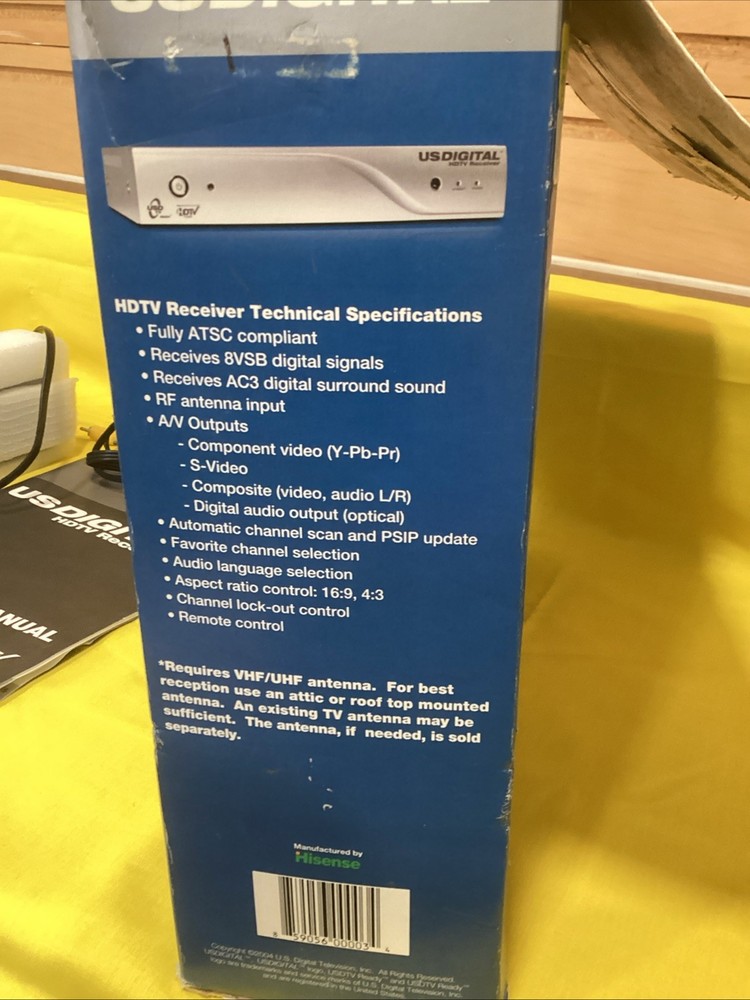 US Digital HDTV Receiver New (opened box Box)