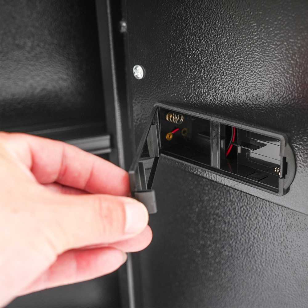 Wall-mounted Safe with Keys, Hidden Wall Safe Home Security 65cm