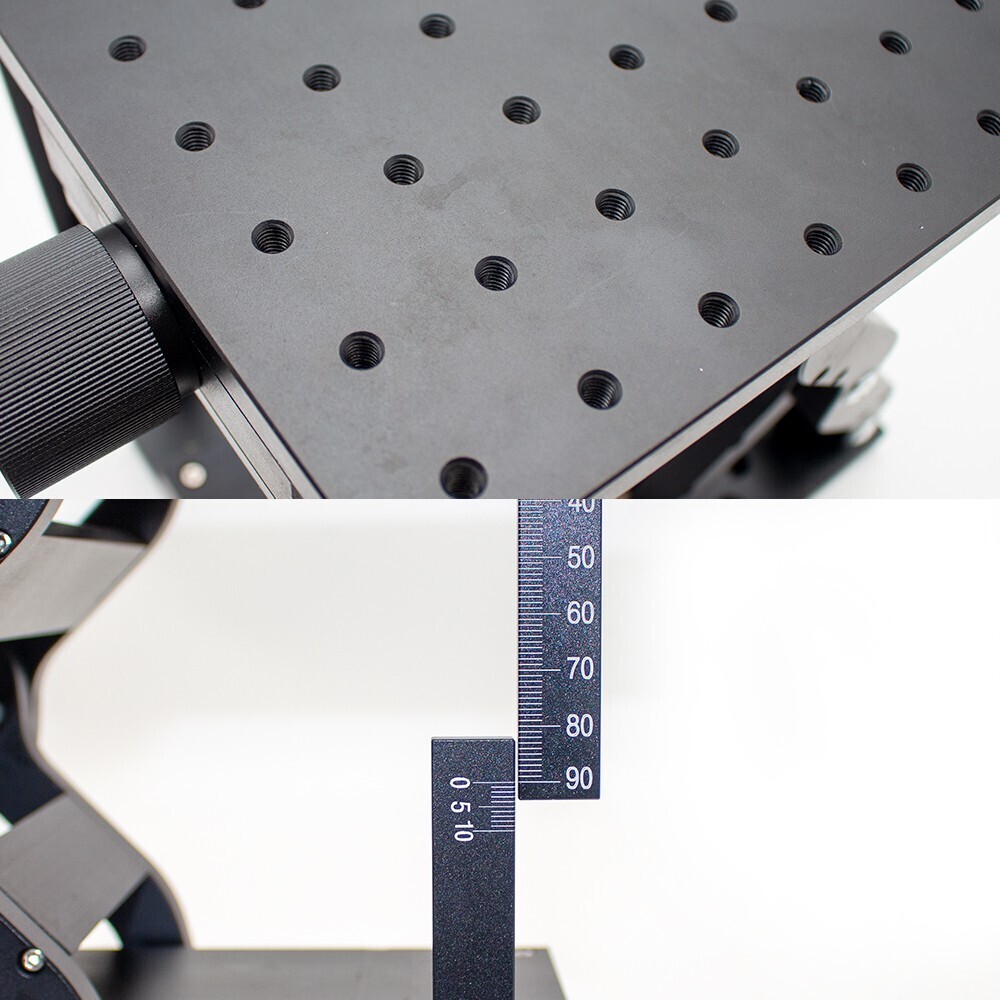 Z-Axis Manual Fine-Tuning Platform Lifting Table Lab Displacement Sliding Table