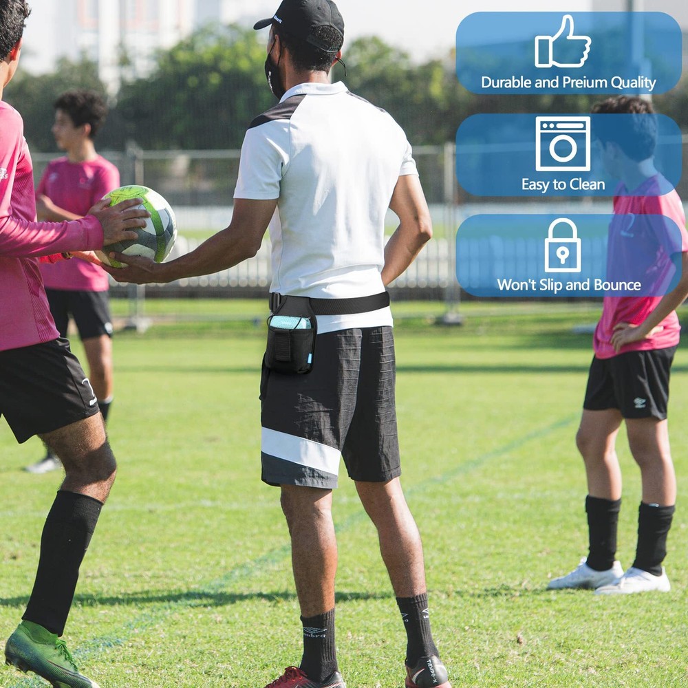 Mic Belt Microphone Belt with Adjustable Nylon Strap Microphone Transmitter C...