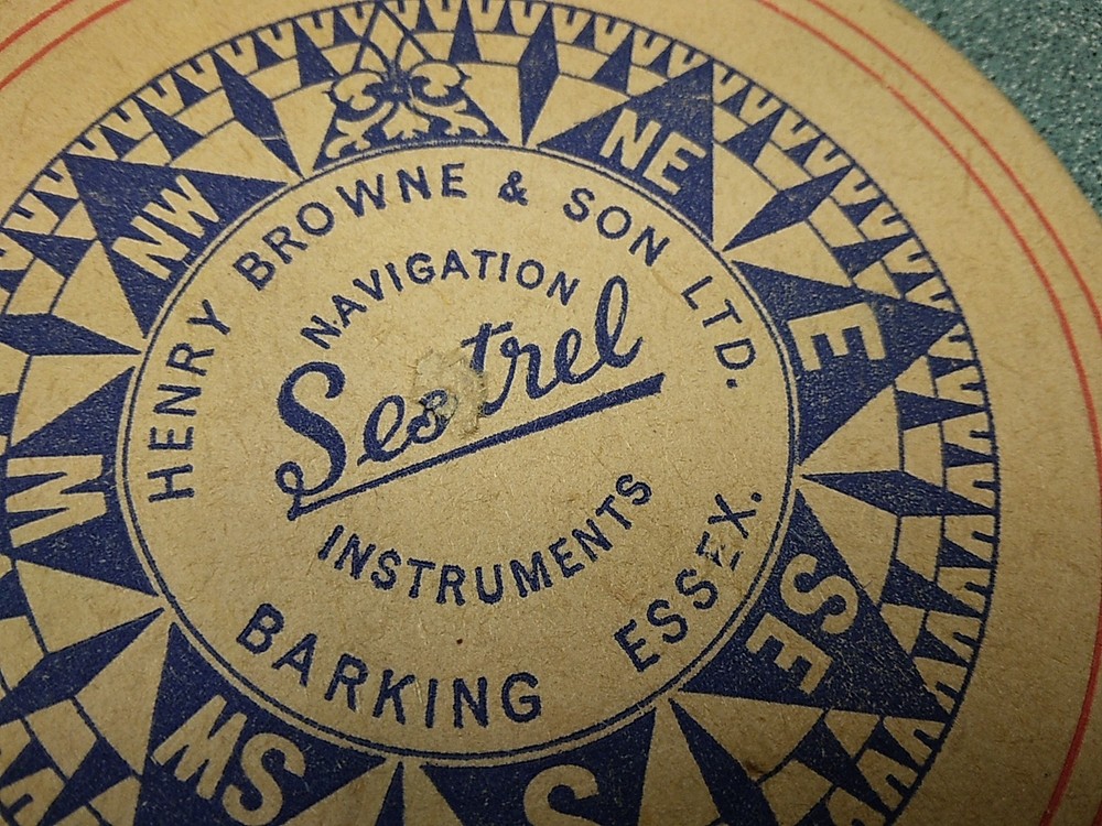 Vintage Sestrel Navigation Instruments Drink Coasters