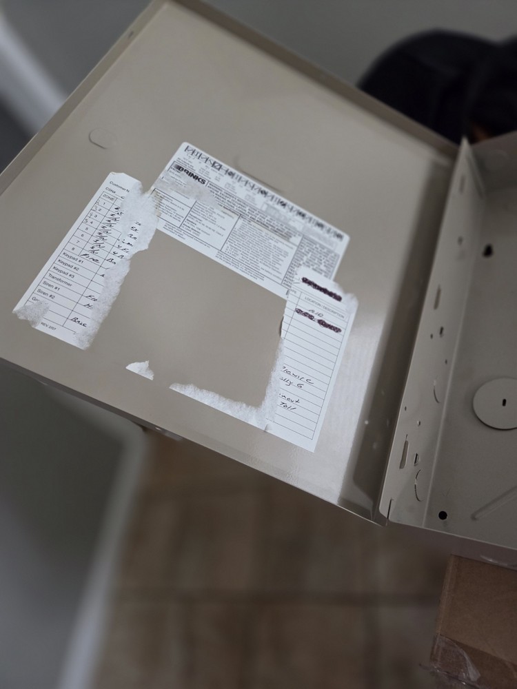 Brinks Home Security Control Panel used