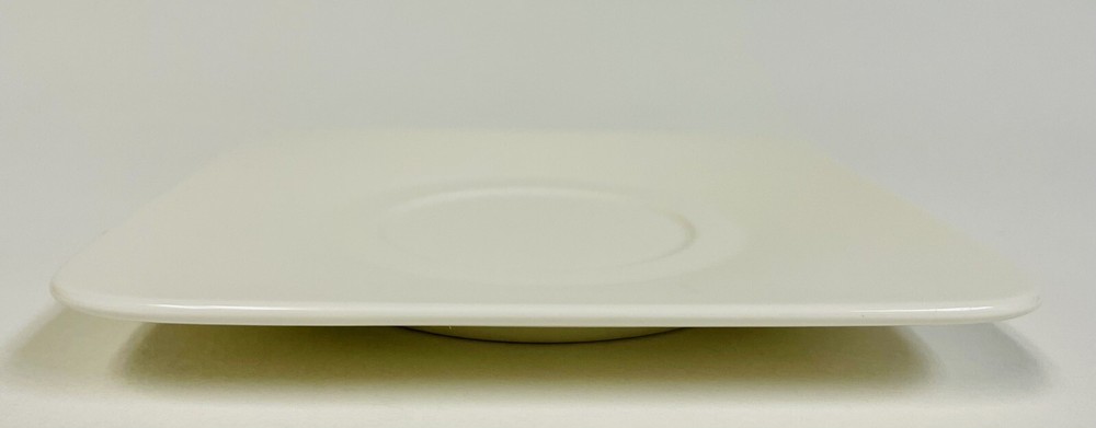 Studio D Lido Pattern 0706 Square Off White Teacup Saucer