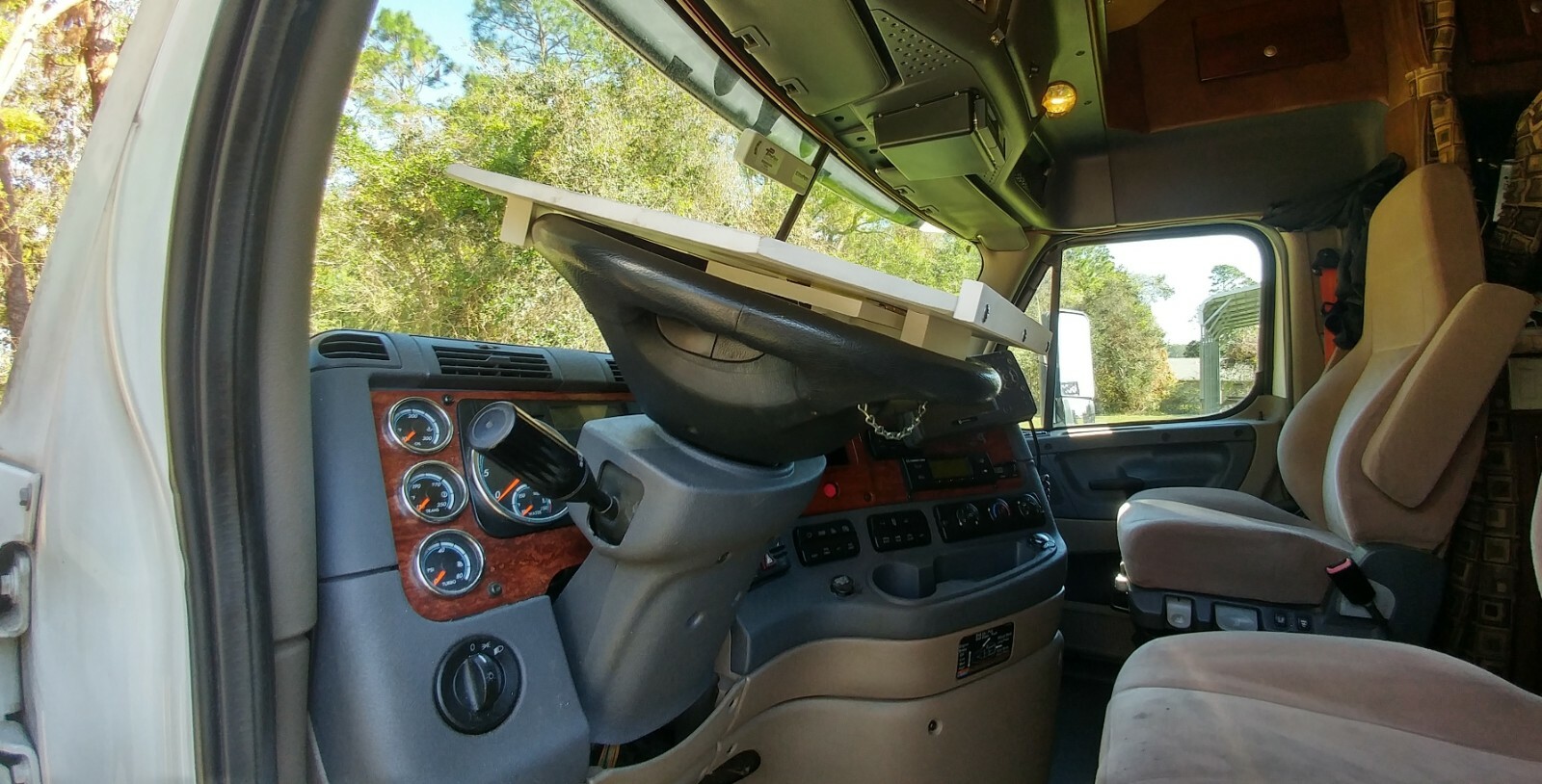 Big Rig Truck Steering Wheel Desk Table Laptop Meals Work Area *not for car*