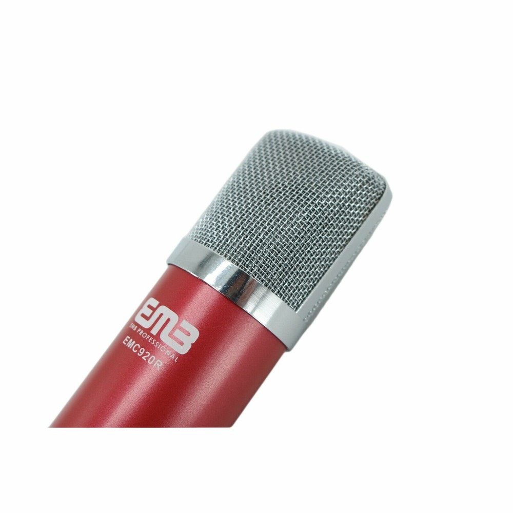 EMC920 Multi Pattern Recording Large Diaphragm Condenser Studio Microphone Red