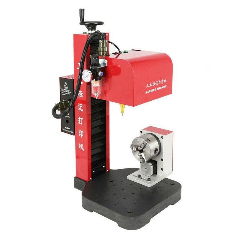 Pneumatic Dot Peen Marking Machine for Pipe Circle&Surface Metal Marking Printer
