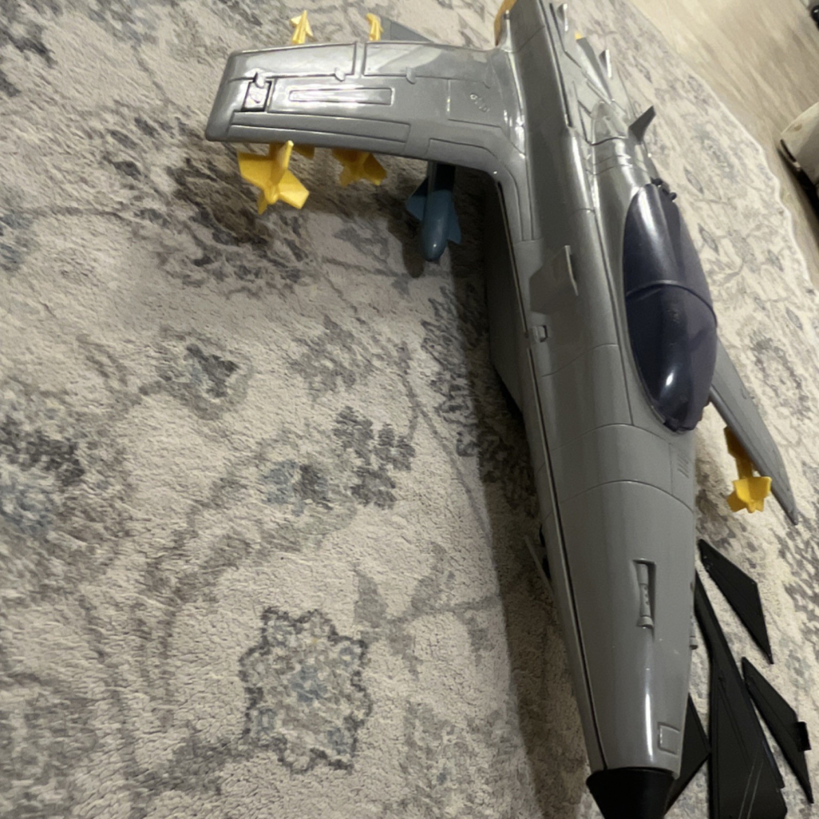 Vintage 1986 GI Joe Conquest X-30 Jet w/ Slip-Stream