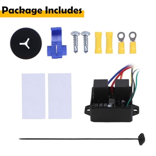 DC0444 Digital Radiator Fan Controller Switch 12V and 24V, Adjustable
