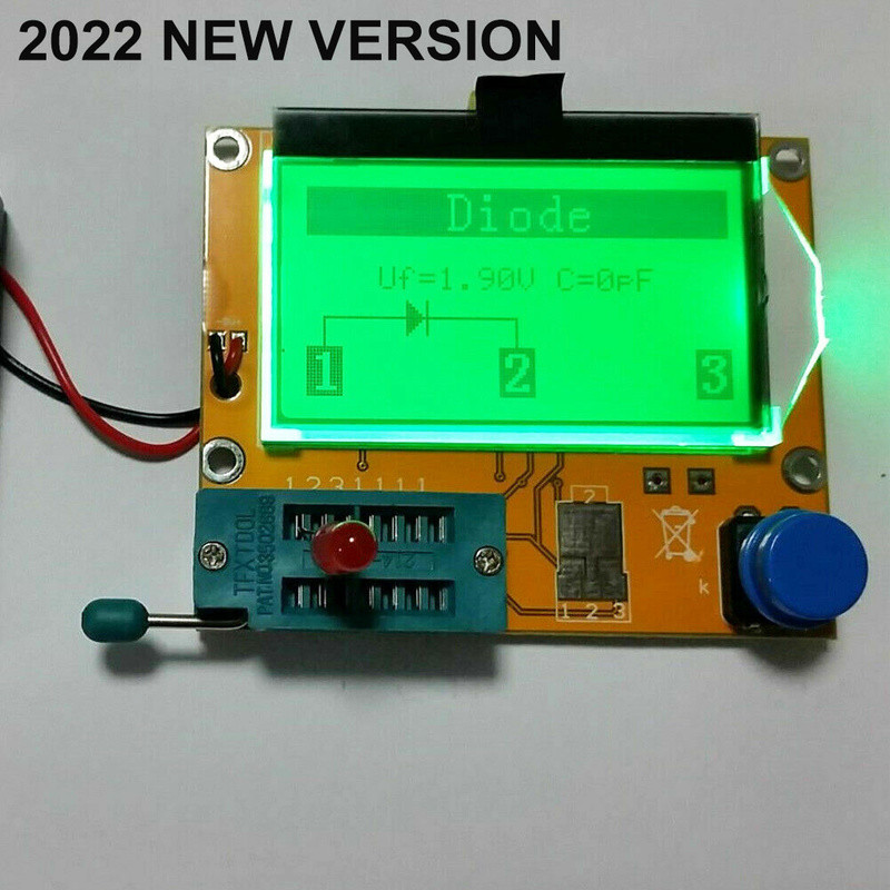 ll-in-1 Digitl Component Tester Trnsistor Diode Cpcitor Inductor ESR Meter
