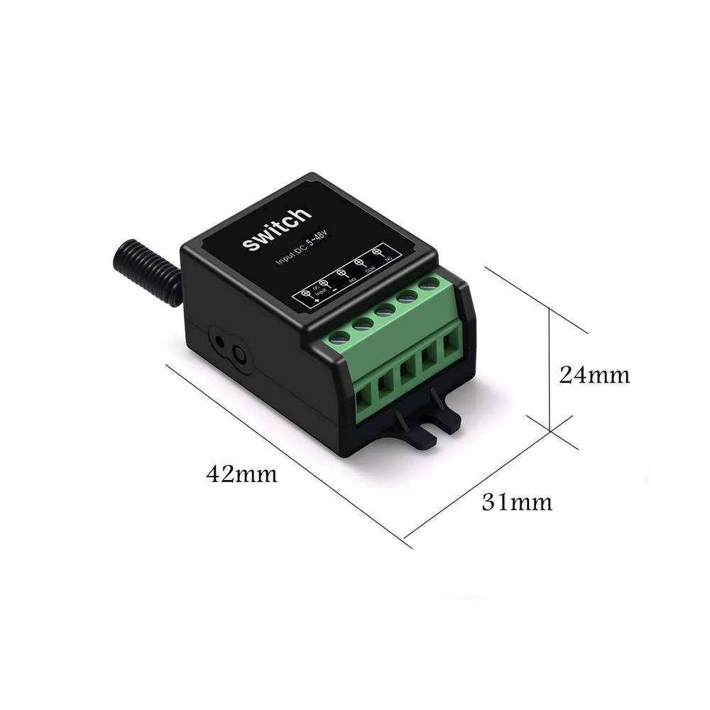 12V Remote Control Switch Mini Wireless Remote Switch Dry Contact Remote Cont...