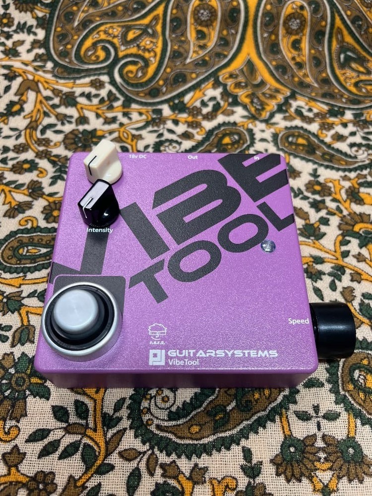 Guitarsystems Vibetool Uni-Vibe Modulation Guitar Effects Pedal Used