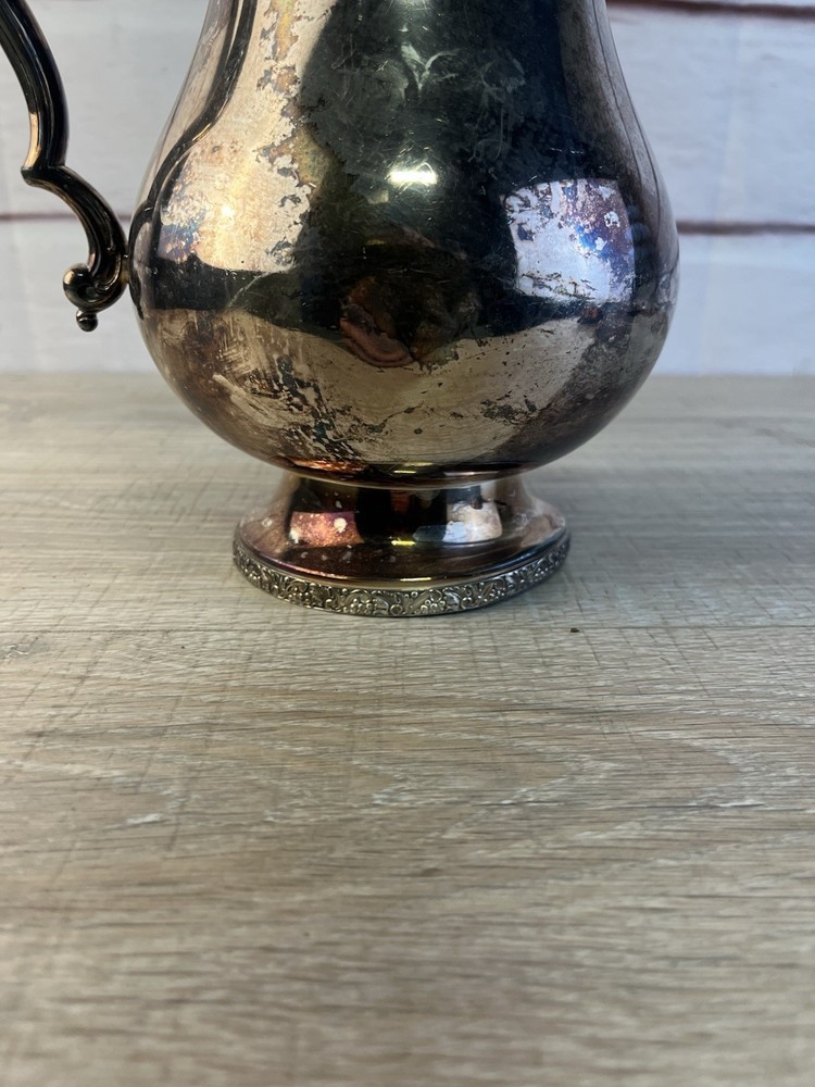 Melford Wallace Silver Pitcher Grape Edge Pattern M612 E.P.W.M