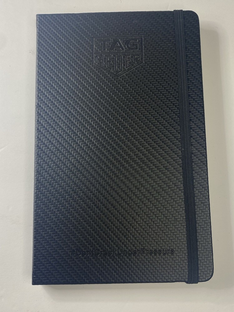 TAG Heuer Notebook - Moleskin “Don’t Crack Under Pressure” Grid Pattern