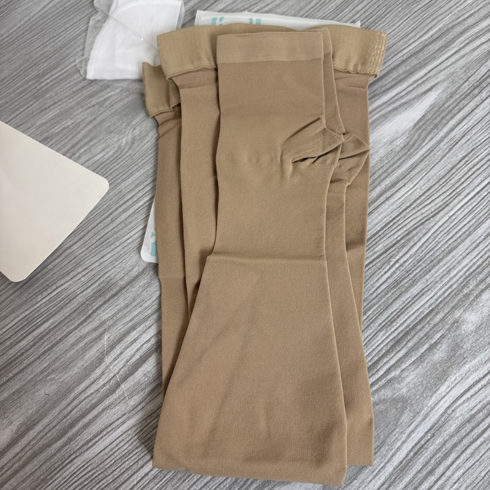 Lin Performance Graduated Compression Sz L Beige