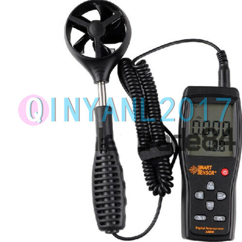 1PCS AS856 Smart Sensor Air-flow Anemometer 0.3~45m/s with USB