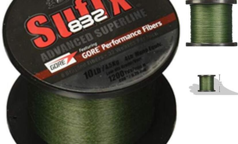 832 Braid Line-1200 Yards (Green, 30-Pound)