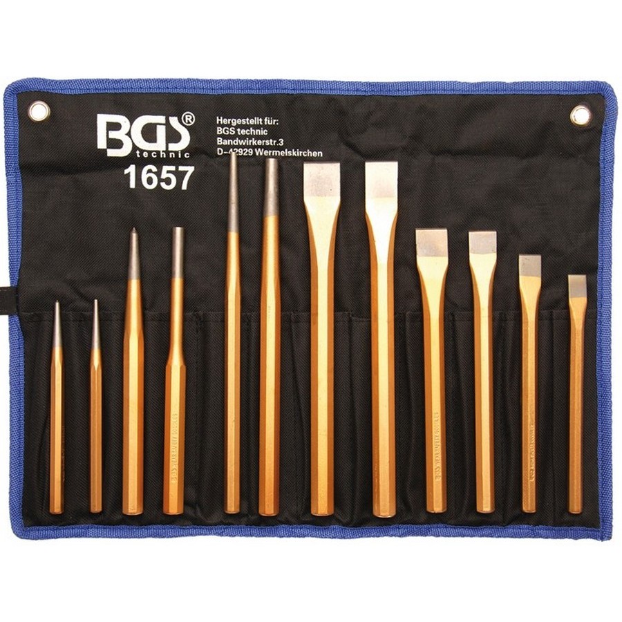 12 piece chipper set - code bgs1657 FBGS1657 BGS workshop
