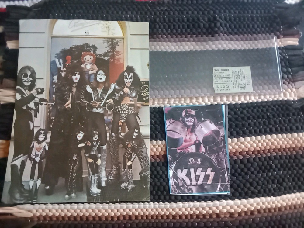 Kiss 💋 Ticket Stub History 🎸 Alive Tour,3-20-76, Lakeland FL, Civic Center 👀