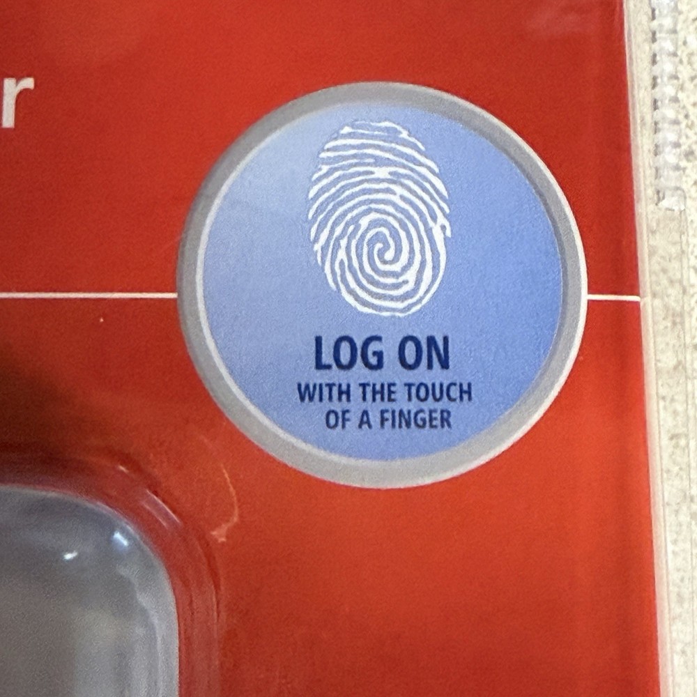 Microsoft Fingerprint Reader USB Sealed Windows XP Vista Model 1033