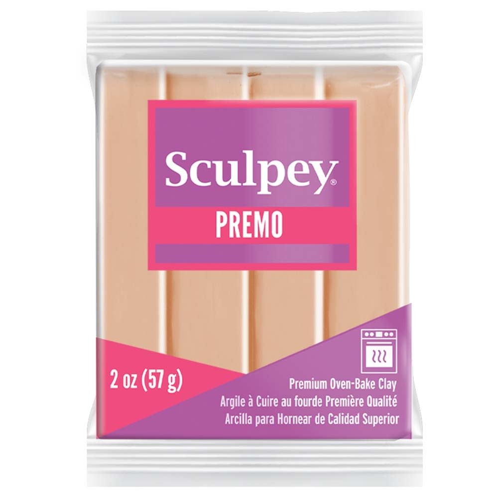 Sculpey Premo Polymer Clay 2oz-Beige