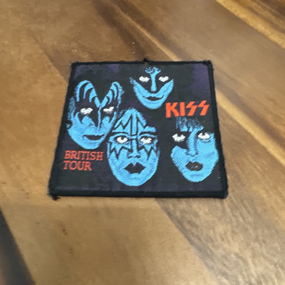 KISS 1983 PATCH Patches ‘British Tour Creatures Of The Night’ VINTAGE Rare  Band